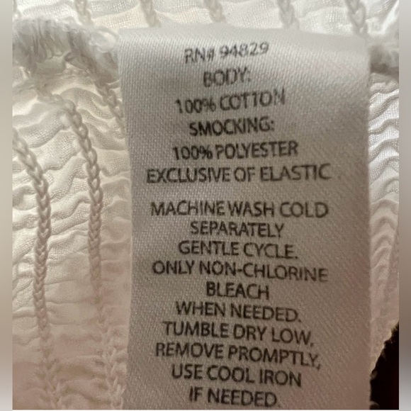 Derek Heart White Eyelet Peplum Blouse - Picture 3 of 11